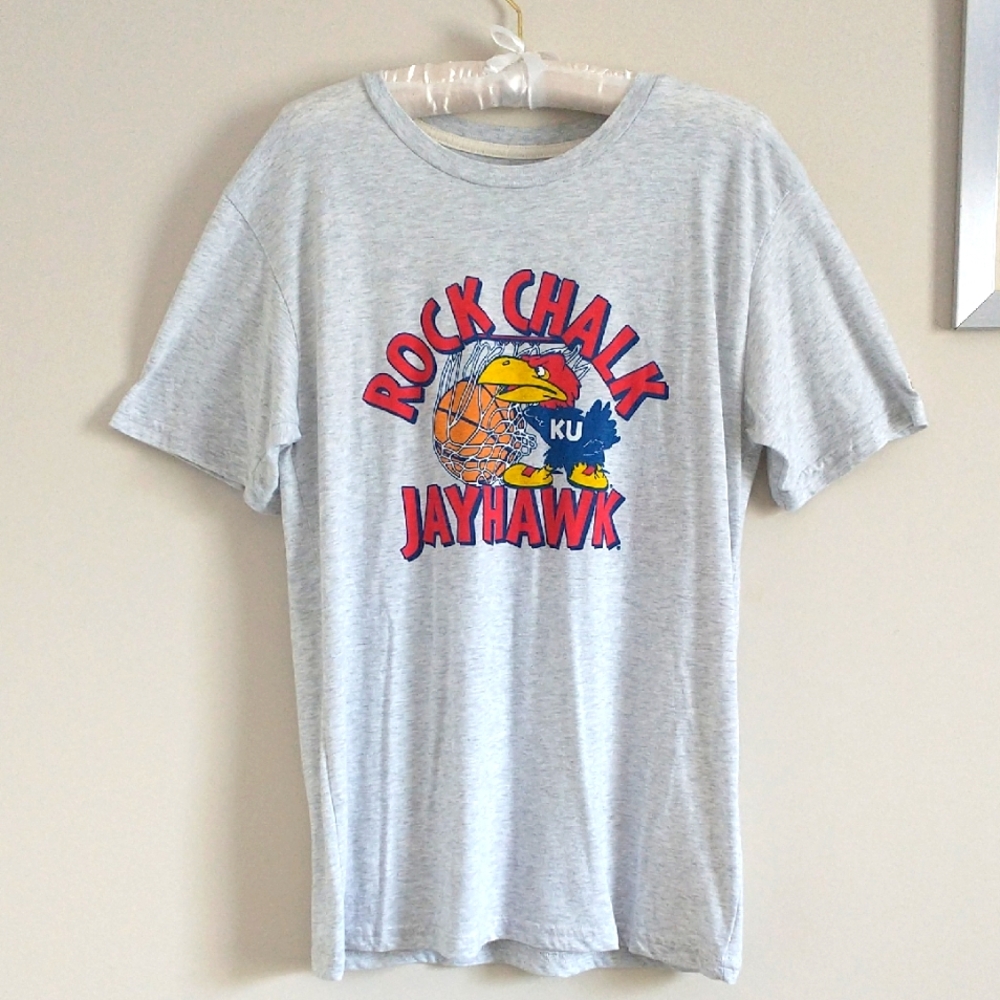 Homefield Gray Rock Chalk Jayhawk T-Shirt